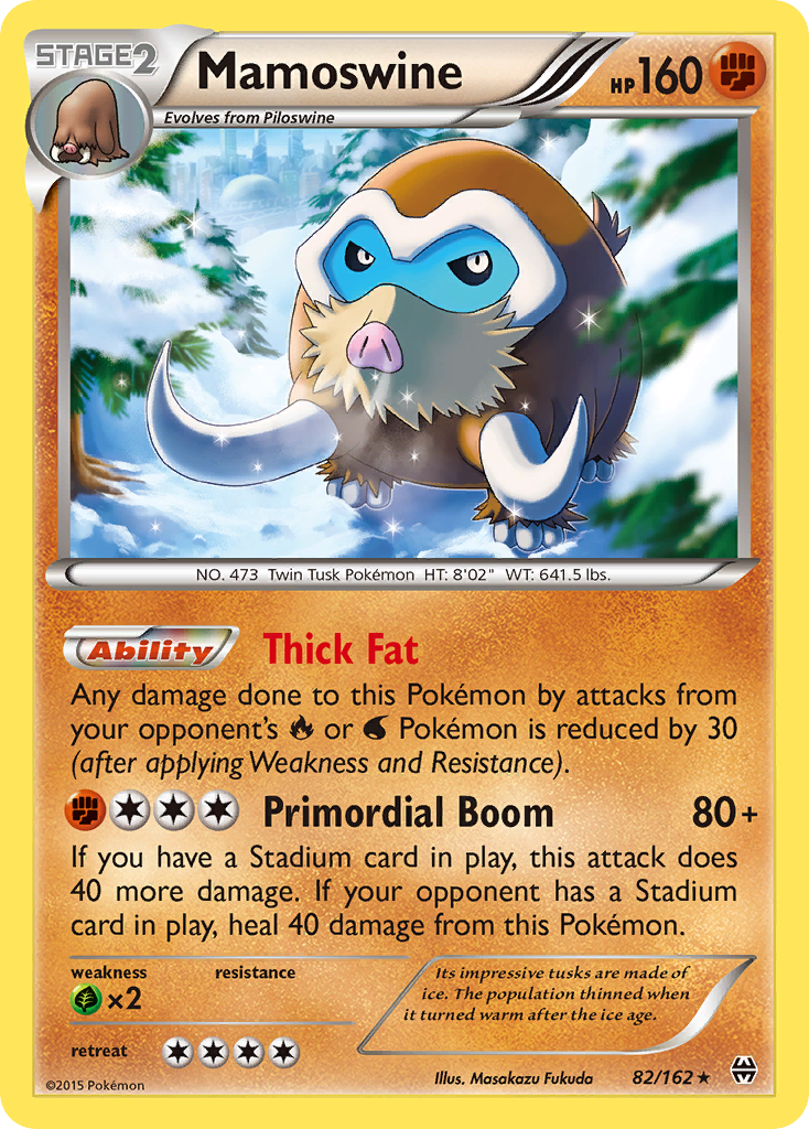 Mamoswine (82/162) [XY: BREAKthrough] | Mindsight Gaming