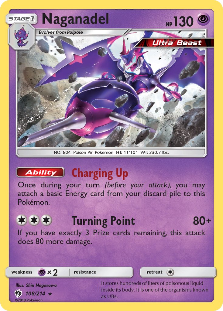 Naganadel(108/214) (Theme Deck Exclusive) [Sun & Moon: Lost Thunder] | Mindsight Gaming