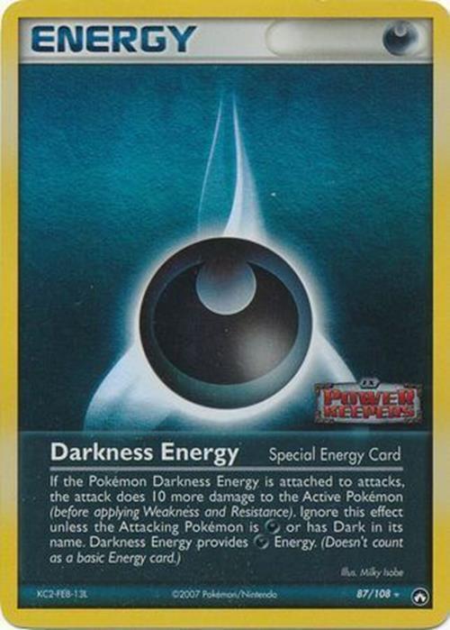 Darkness Energy (87/108) (Stamped) [EX: Power Keepers] | Mindsight Gaming