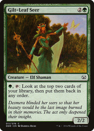 Gilt-Leaf Seer [Duel Decks: Nissa vs. Ob Nixilis] | Mindsight Gaming