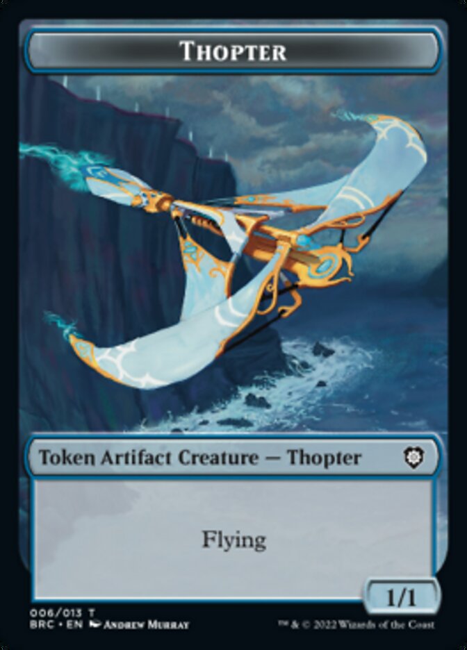 Copy // Thopter (006) Double-Sided Token [The Brothers' War Commander Tokens] | Mindsight Gaming