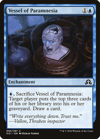 Vessel of Paramnesia [Shadows over Innistrad] | Mindsight Gaming