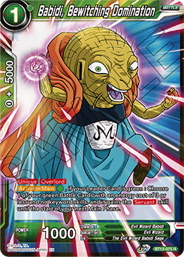 Babidi, Bewitching Domination (Rare) [BT13-075] | Mindsight Gaming