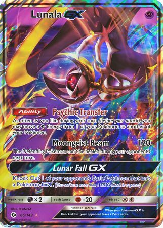 Lunala GX (66/149) (Jumbo Card) [Sun & Moon: Base Set] | Mindsight Gaming