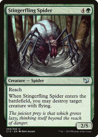 Stingerfling Spider [Commander 2015] | Mindsight Gaming