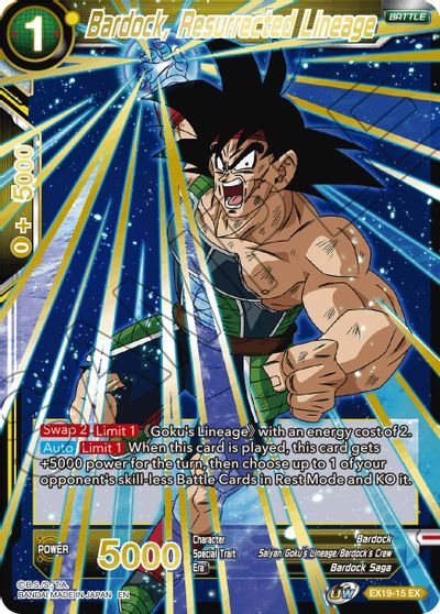 Bardock, Resurrected Lineage (EX19-15) [Special Anniversary Set 2021] | Mindsight Gaming