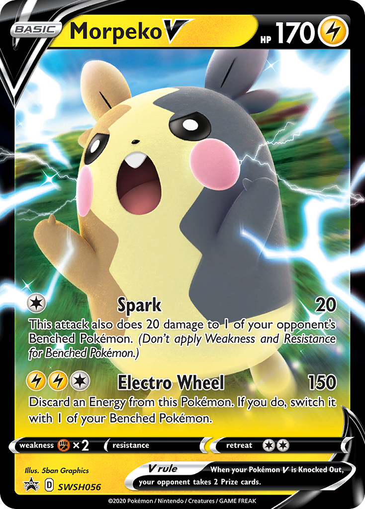 Morpeko V (SWSH056) [Sword & Shield: Black Star Promos] | Mindsight Gaming