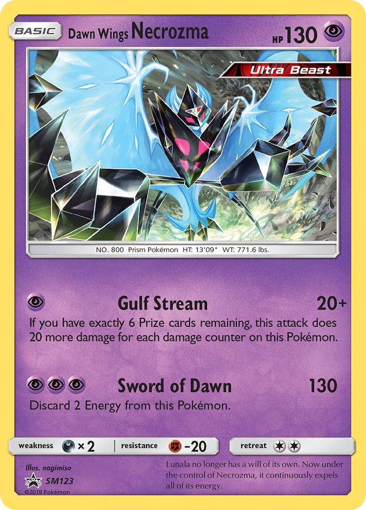 Dawn Wings Necrozma (SM123) [Sun & Moon: Black Star Promos] | Mindsight Gaming