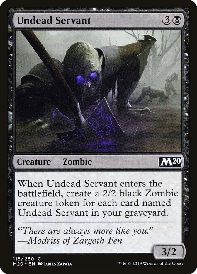 Undead Servant [Core Set 2020] | Mindsight Gaming