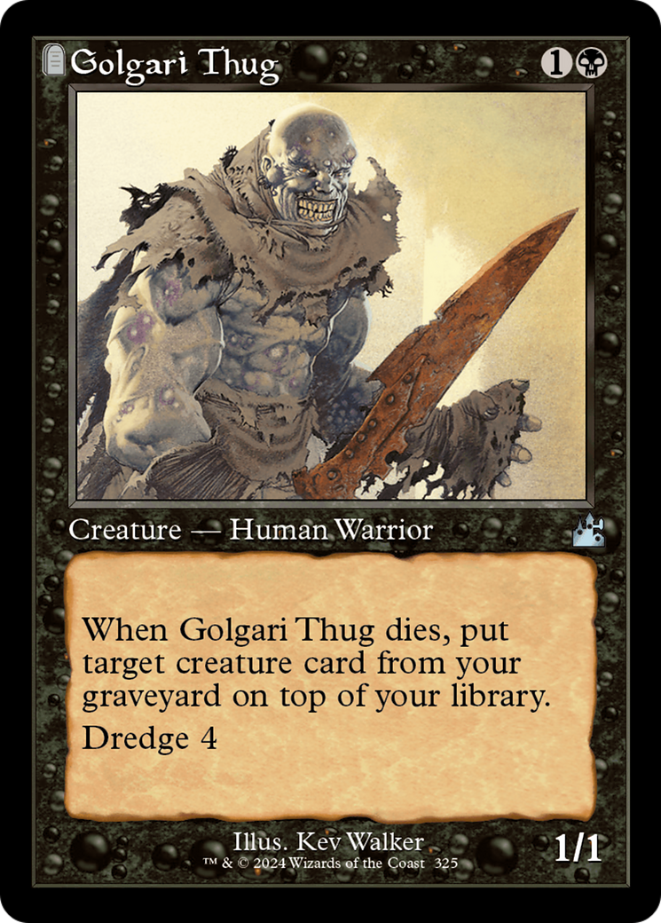 Golgari Thug (Retro Frame) [Ravnica Remastered] | Mindsight Gaming