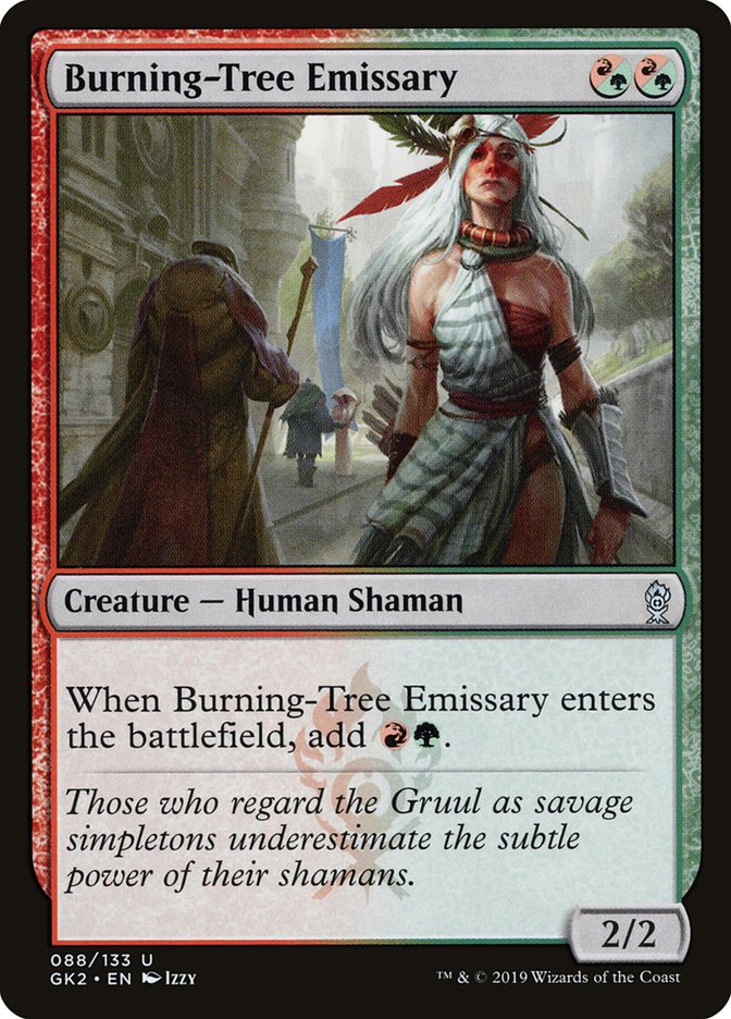 Burning-Tree Emissary [Ravnica Allegiance Guild Kit] | Mindsight Gaming