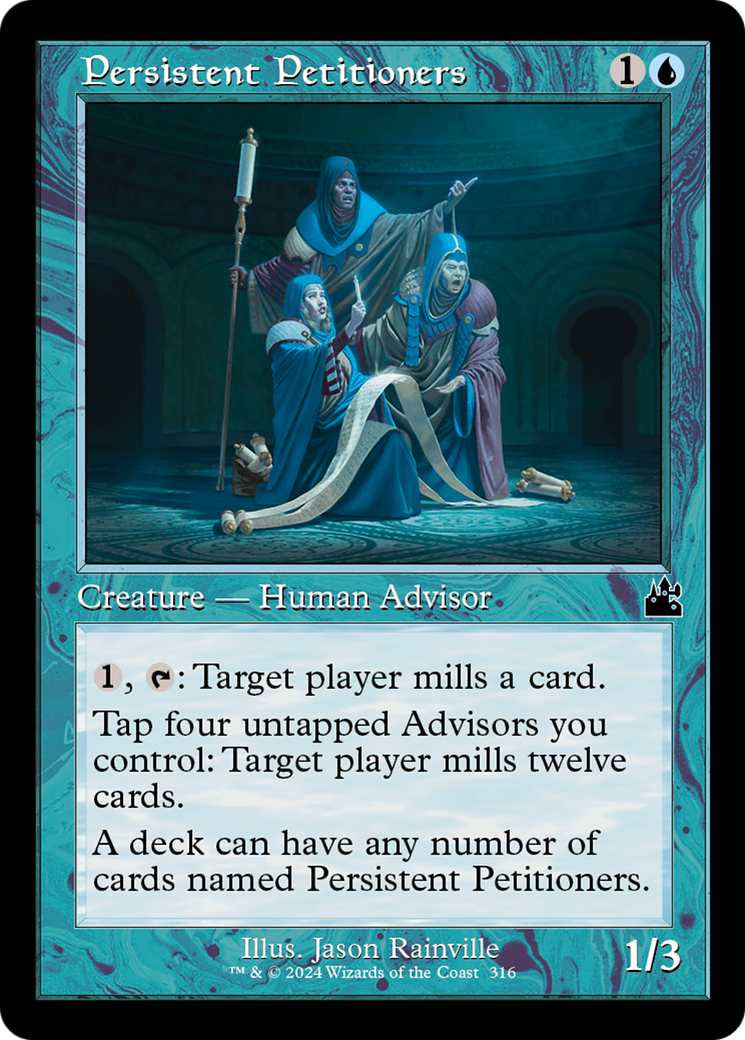 Persistent Petitioners (Retro Frame) [Ravnica Remastered] | Mindsight Gaming