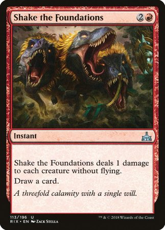 Shake the Foundations [Rivals of Ixalan] | Mindsight Gaming