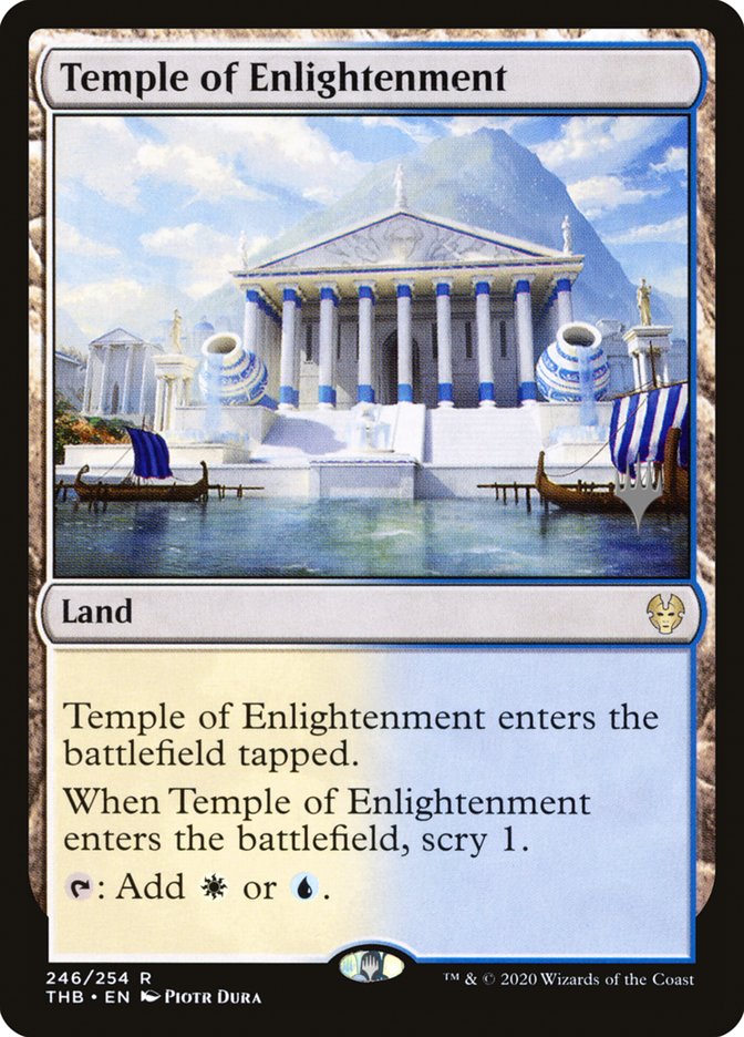 Temple of Enlightenment (Promo Pack) [Theros Beyond Death Promos] | Mindsight Gaming