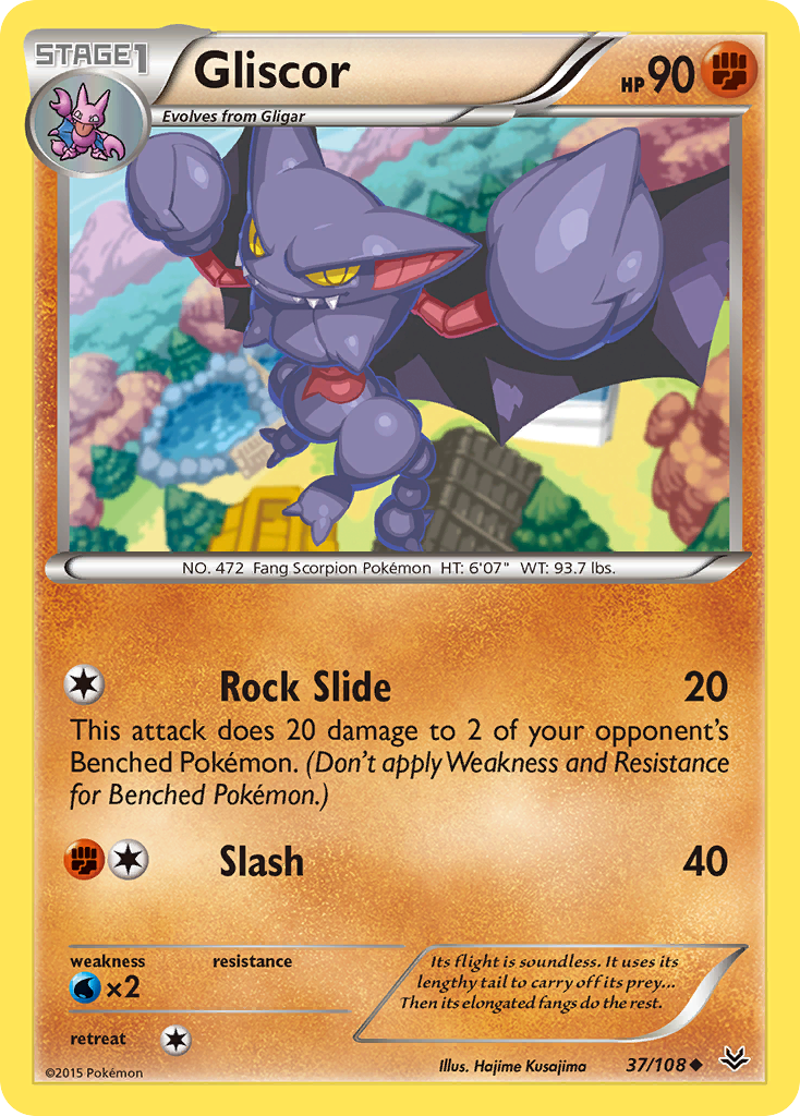 Gliscor (37/108) [XY: Roaring Skies] | Mindsight Gaming