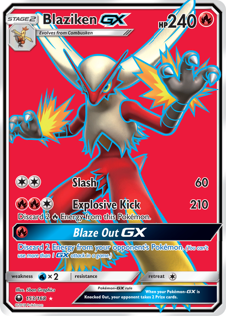 Blaziken GX (153/168) [Sun & Moon: Celestial Storm] | Mindsight Gaming