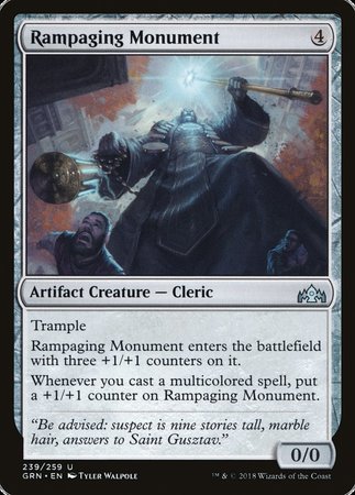 Rampaging Monument [Guilds of Ravnica] | Mindsight Gaming