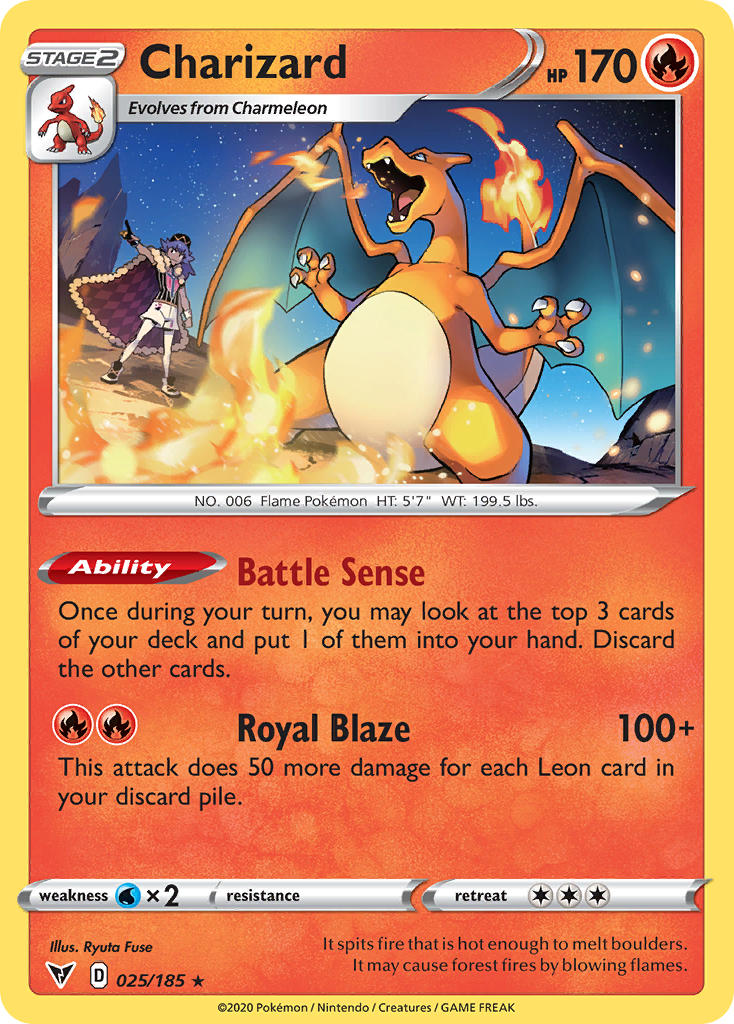 Charizard (025/185) [Sword & Shield: Vivid Voltage] | Mindsight Gaming