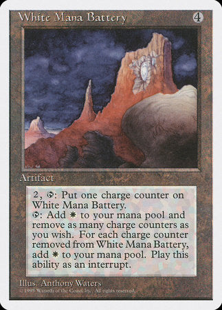 White Mana Battery [Fourth Edition] | Mindsight Gaming