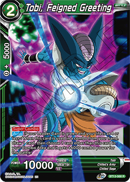 Tobi, Feigned Greeting (Rare) [BT13-068] | Mindsight Gaming