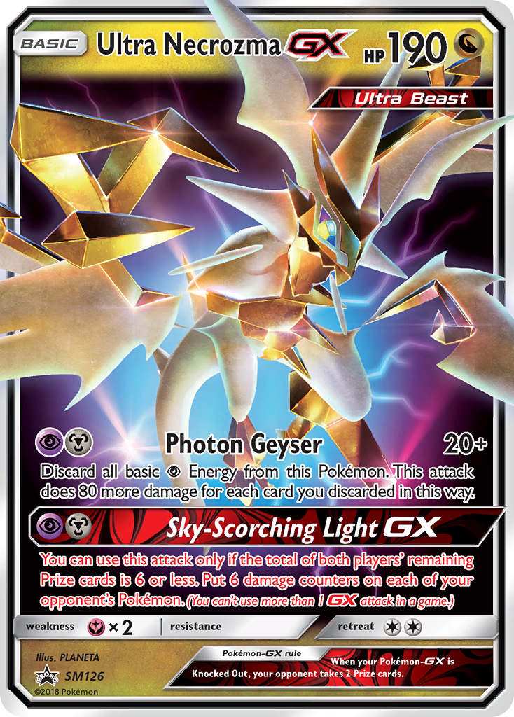 Ultra Necrozma GX (SM126) [Sun & Moon: Black Star Promos] | Mindsight Gaming