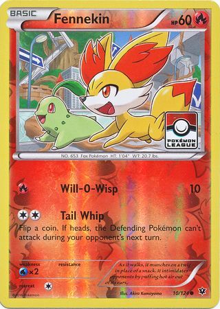 Fennekin (10/124) (League Promo) [XY: Fates Collide] | Mindsight Gaming