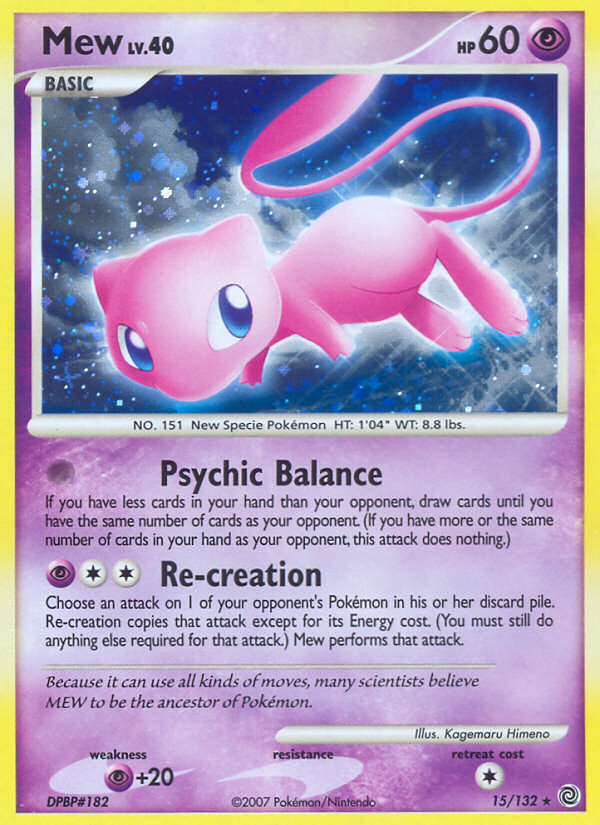 Mew (15/132) [Diamond & Pearl: Secret Wonders] | Mindsight Gaming