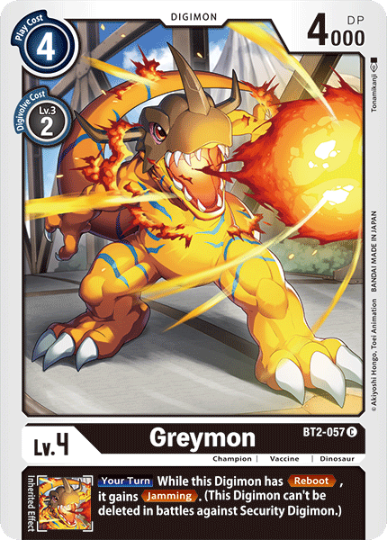 Greymon [BT2-057] [Release Special Booster Ver.1.0] | Mindsight Gaming