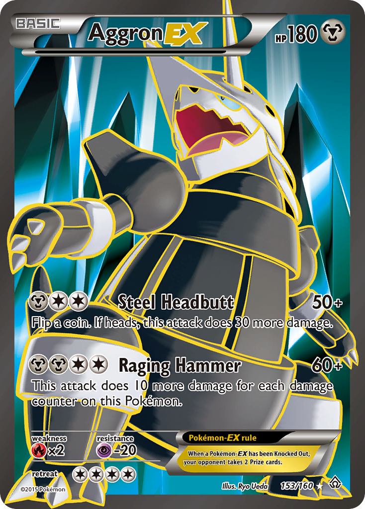 Aggron EX (153/160) [XY: Primal Clash] | Mindsight Gaming