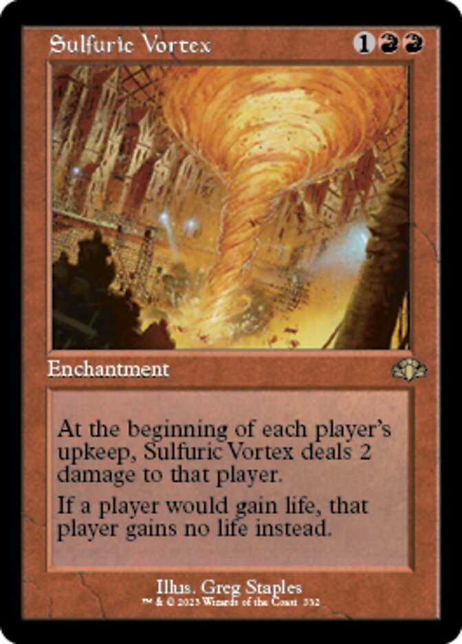 Sulfuric Vortex (Retro) [Dominaria Remastered] | Mindsight Gaming