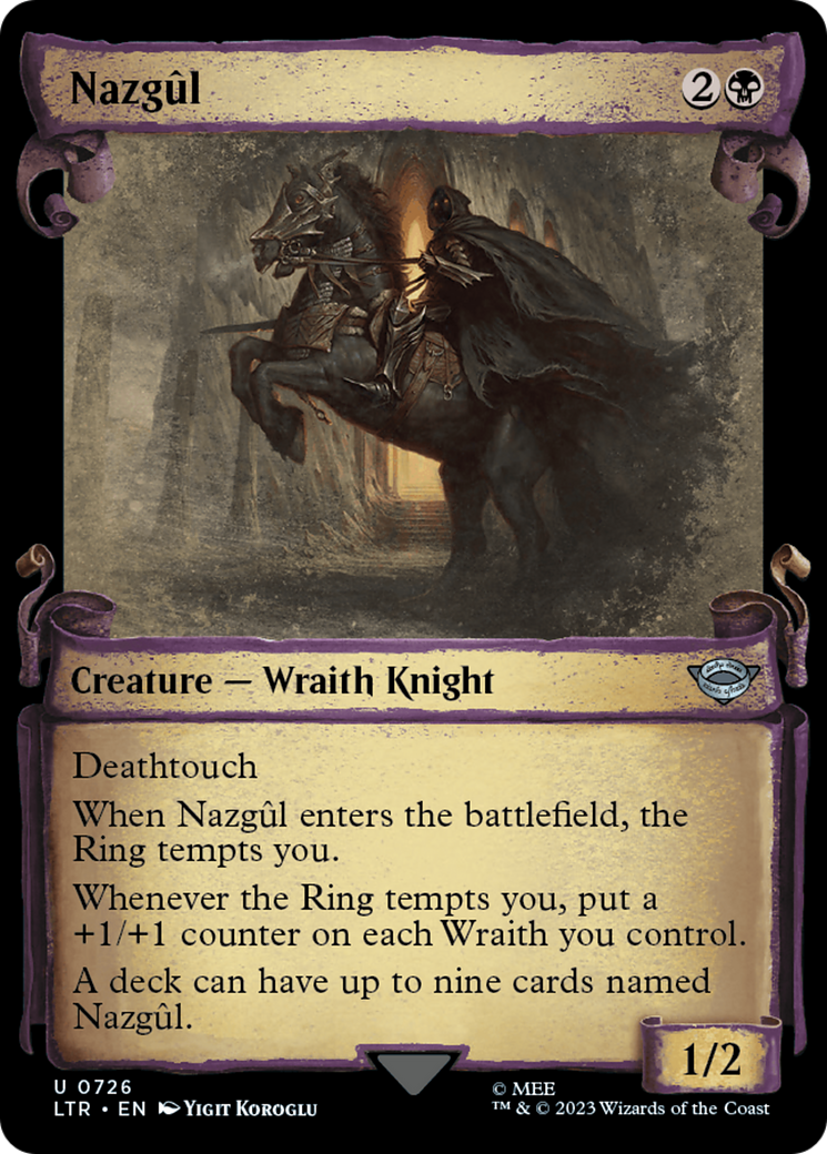 Nazgul (0726) [The Lord of the Rings: Tales of Middle-Earth Showcase Scrolls] | Mindsight Gaming