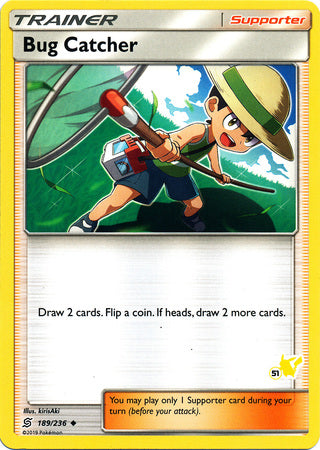 Bug Catcher (189/236) (Pikachu Stamp #51) [Battle Academy 2020] | Mindsight Gaming