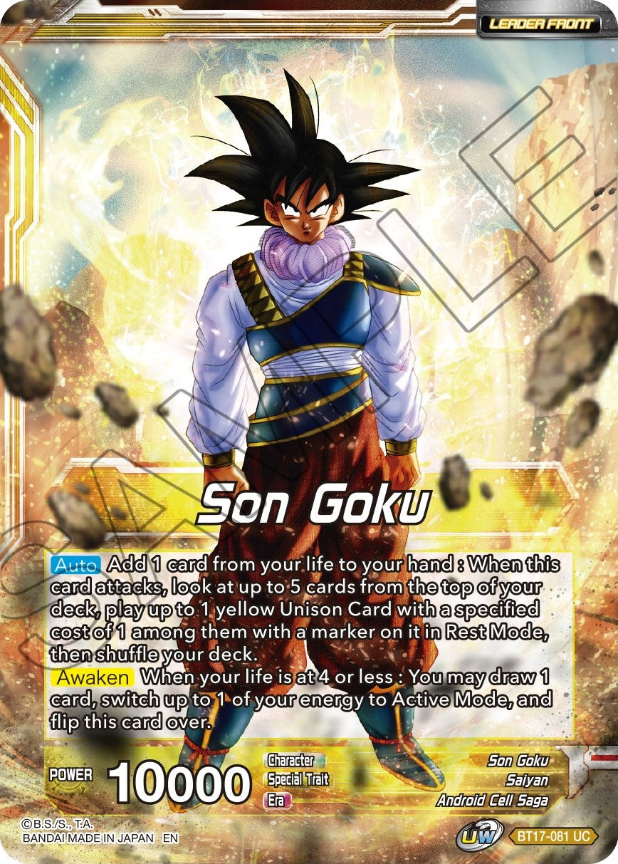 Son Goku // SS Son Goku, Fearless Fighter (BT17-081) [Ultimate Squad Prerelease Promos] | Mindsight Gaming