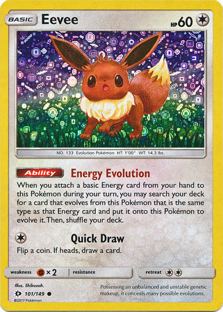 Eevee (101/149) (General Mills Promo) [Sun & Moon: Base Set] | Mindsight Gaming