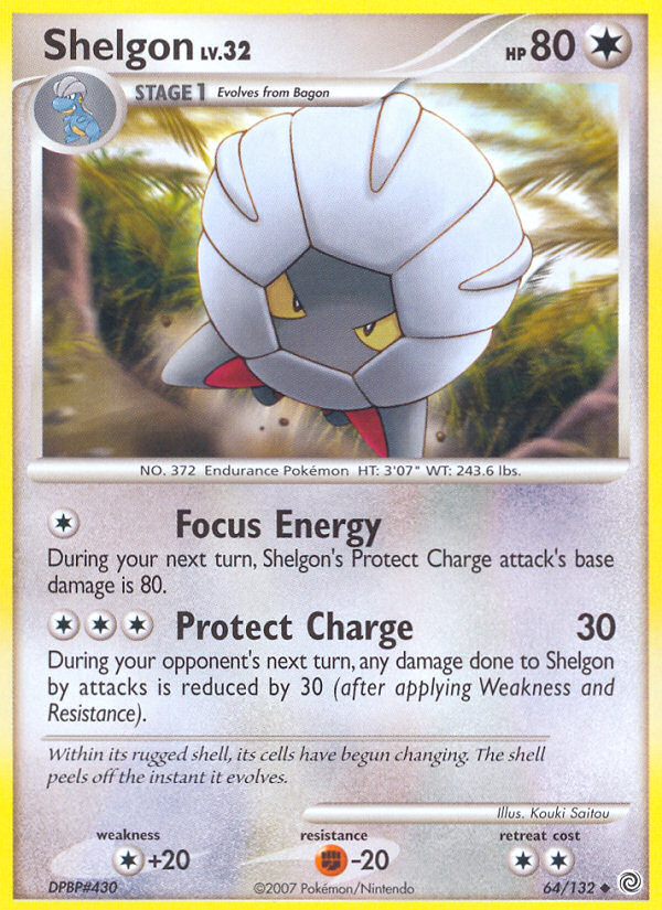 Shelgon (64/132) [Diamond & Pearl: Secret Wonders] | Mindsight Gaming