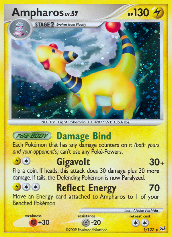 Ampharos (1/127) [Platinum: Base Set] | Mindsight Gaming