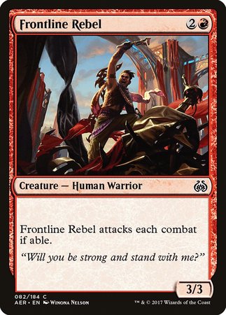 Frontline Rebel [Aether Revolt] | Mindsight Gaming