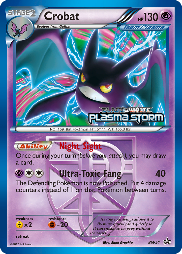 Crobat (BW51) [Black & White: Black Star Promos] | Mindsight Gaming