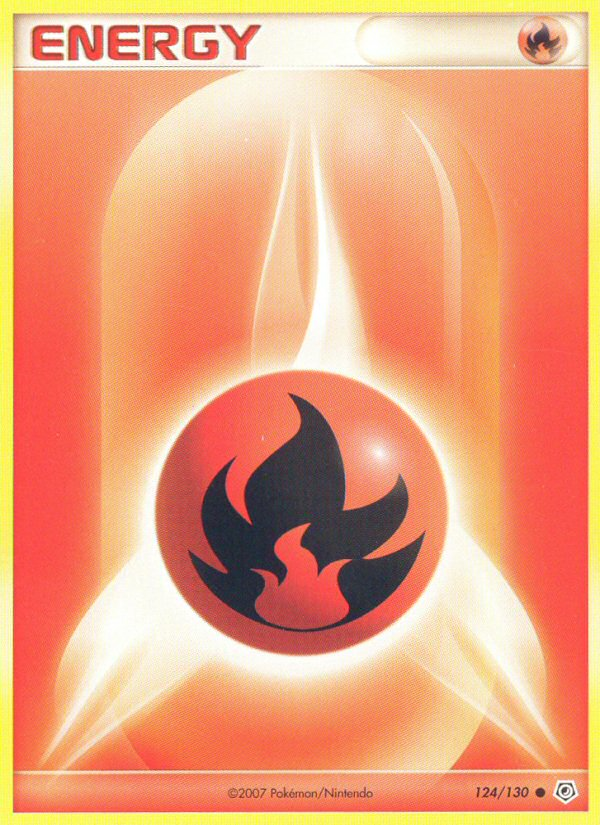 Fire Energy (124/130) [Diamond & Pearl: Base Set] | Mindsight Gaming