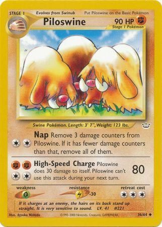 Piloswine (36/64) [Neo Revelation Unlimited] | Mindsight Gaming