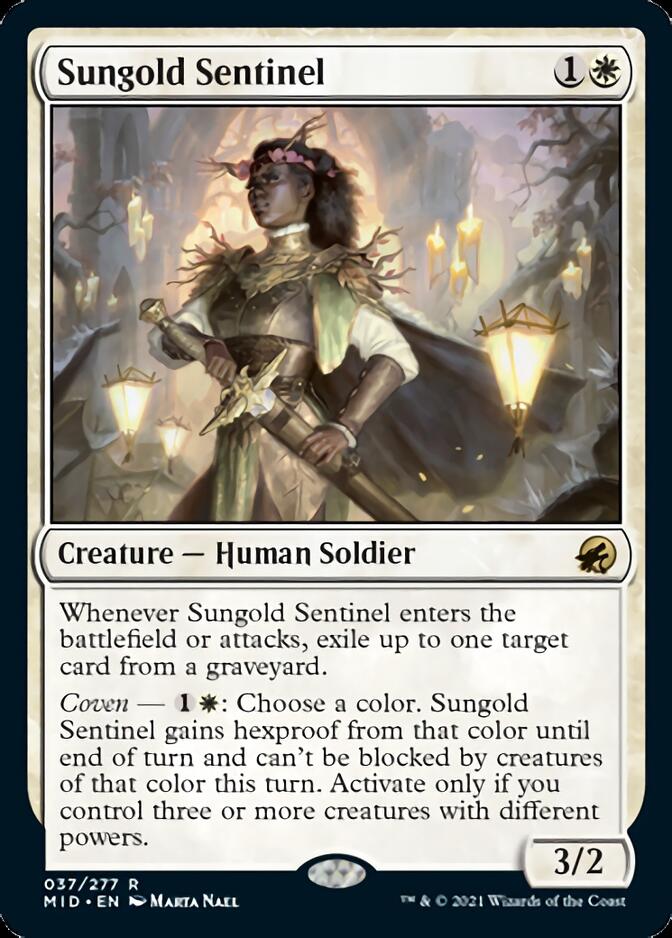 Sungold Sentinel [Innistrad: Midnight Hunt] | Mindsight Gaming