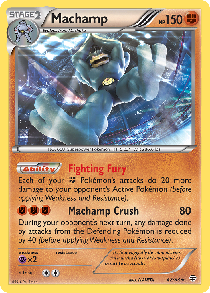 Machamp (42/83) [XY: Generations] | Mindsight Gaming