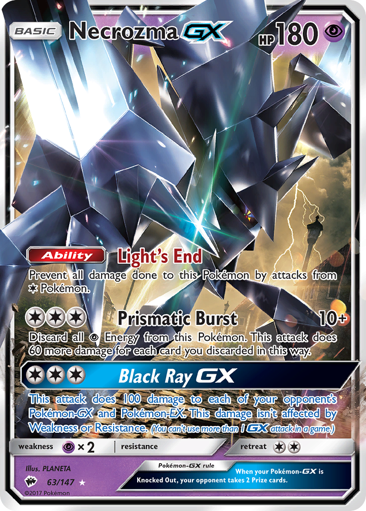 Necrozma GX (63/147) [Sun & Moon: Burning Shadows] | Mindsight Gaming