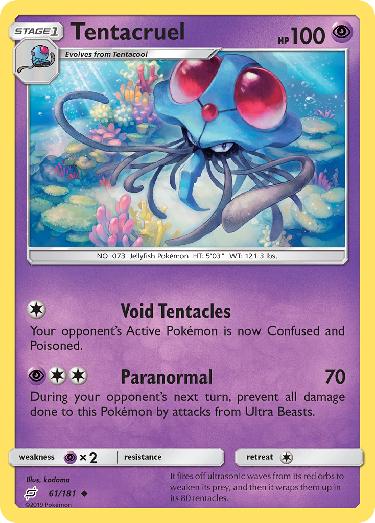 Tentacruel (61/181) [Sun & Moon: Team Up] | Mindsight Gaming