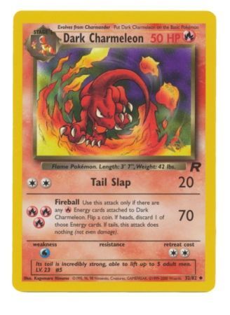 Dark Charmeleon (32/82) (W Stamped Promo) [Team Rocket Unlimited] | Mindsight Gaming