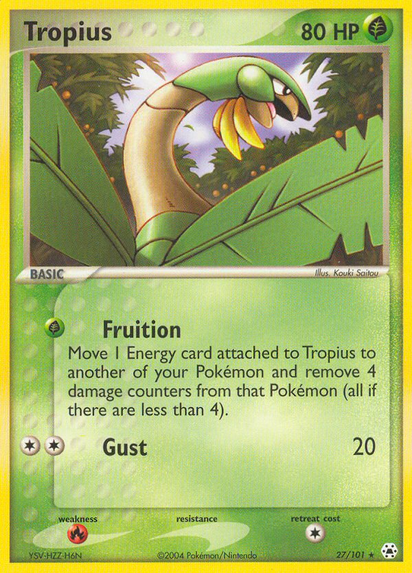 Tropius (27/101) [EX: Hidden Legends] | Mindsight Gaming