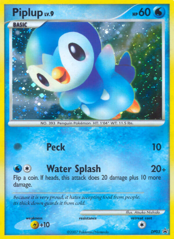 Piplup (DP03) [Diamond & Pearl: Black Star Promos] | Mindsight Gaming