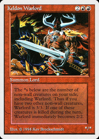 Keldon Warlord [Summer Magic / Edgar] | Mindsight Gaming