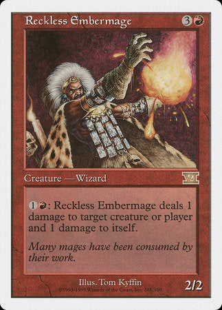 Reckless Embermage [Classic Sixth Edition] | Mindsight Gaming