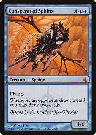 Consecrated Sphinx [Mirrodin Besieged] | Mindsight Gaming